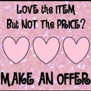 Like a item, make a offer!